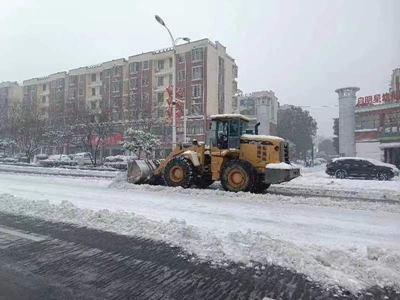 ​罗山县住建局：扫雪除冰保通畅