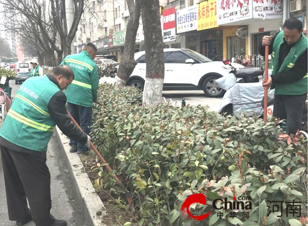 驻马店开发区城市管理局全面开展春季园林绿化补植行动_视焦点讯